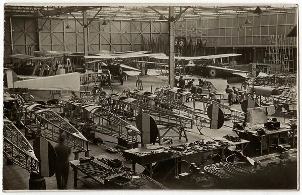 Manufacture Avro 504 biplanes WWI