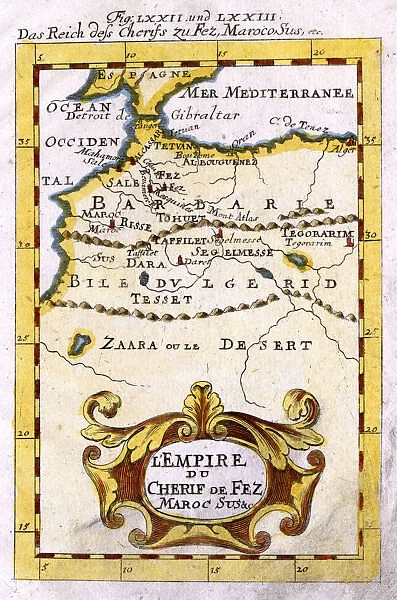 MAP  /  AFRICA  /  MOROCCO 1719