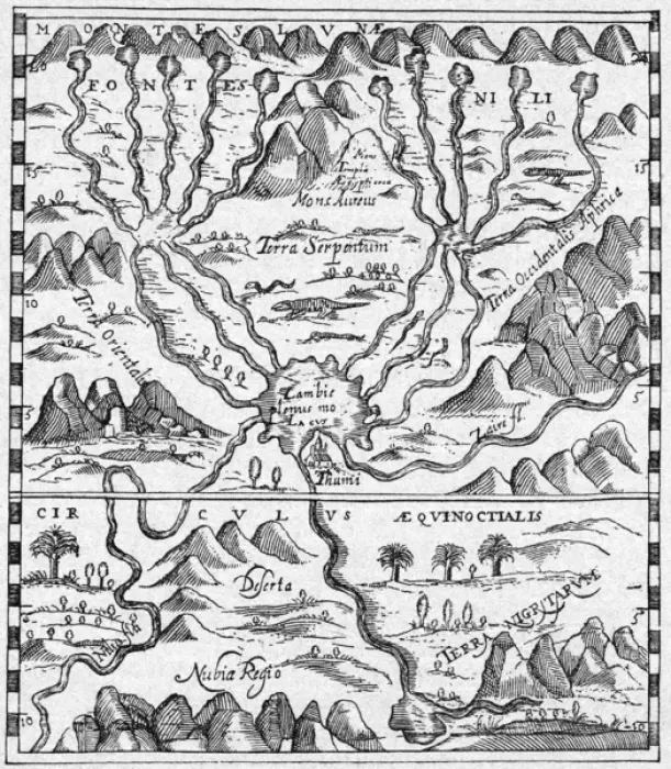Framed Print : 16th Century Map Print of Egypt and Sudan Framed Print : 16th Century Map Print of Egypt and Sudan