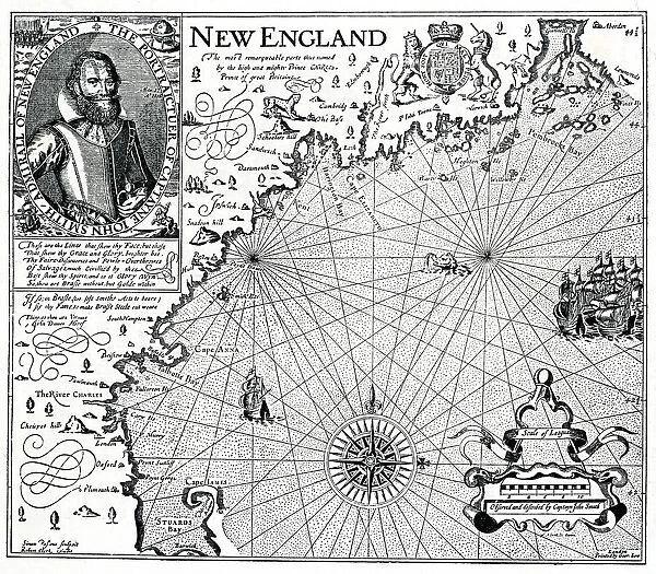Map of New England 1610