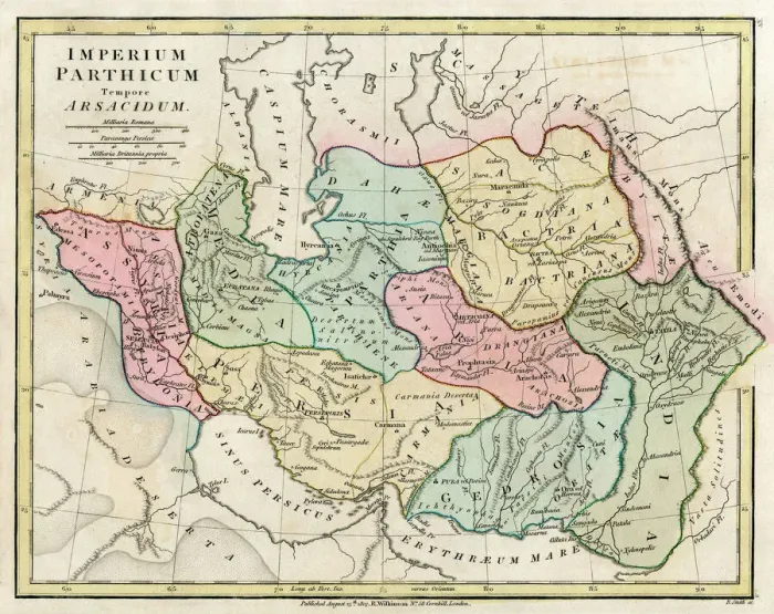 Framed Print : Map of Persia (Iran) Print - 1807 Framed Print : Map of Persia (Iran) Print - 1807