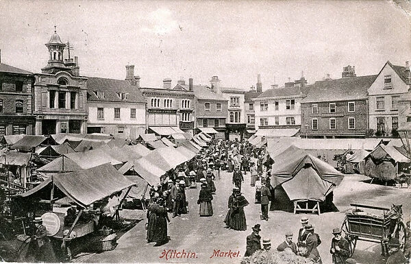 Market, Hitchin, Hertfordshire