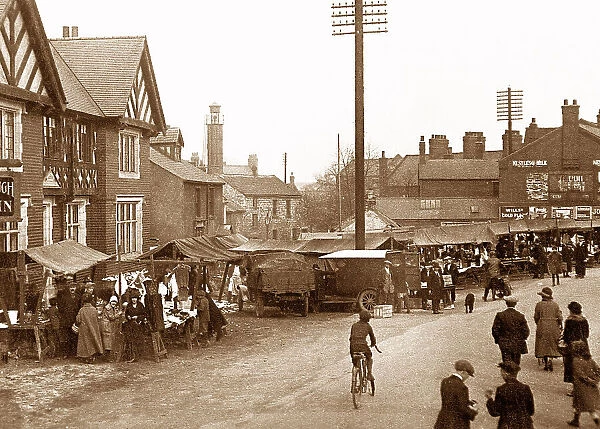 The Market, South Elmsall early 1900's