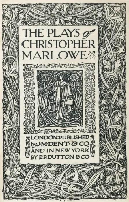 Framed Print : Christopher Marlowe Print from The Plays Collection Framed Print : Christopher Marlowe Print from The Plays Collection