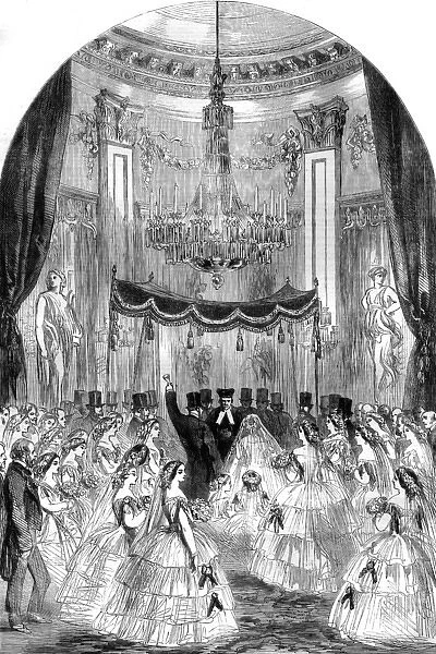 Marriage ceremony of Rothschilds, 1857