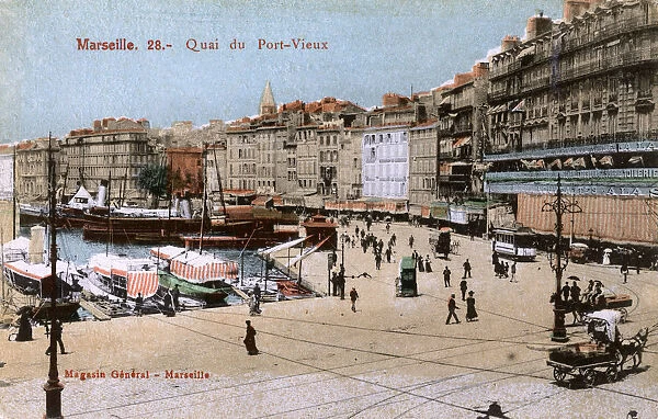 Marseille, France - Quai du Port-Vieux