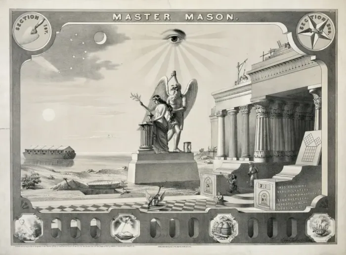 Framed Print : Master Mason Print Framed Print : Master Mason Print