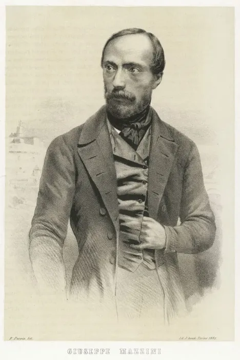 Framed Print : Giuseppe Mazzini Print Framed Print : Giuseppe Mazzini Print
