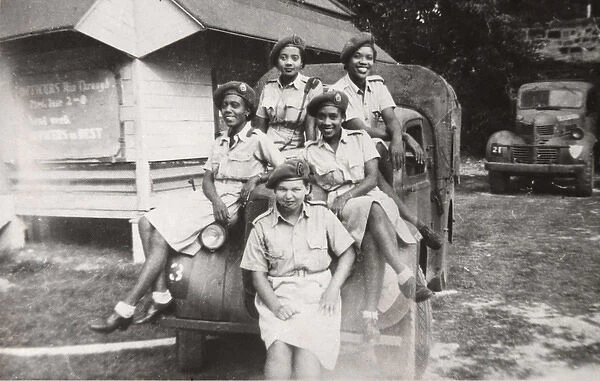 Five members of the West Indies Auxiliary Territorial Servic