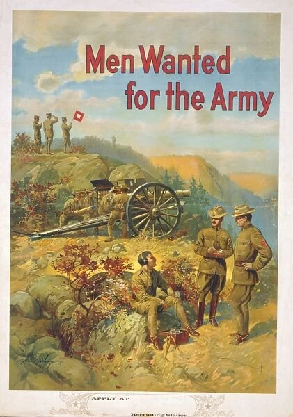 Men wanted for the army