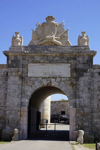 Menorca, La Mola: Entrance to the Fortaleza La Mola