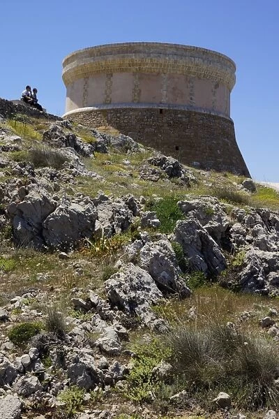 Menorca, near Fornells: Watchtower and defence tower