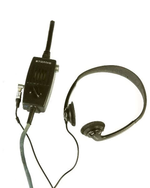 Metropolitan Police headphones and radio