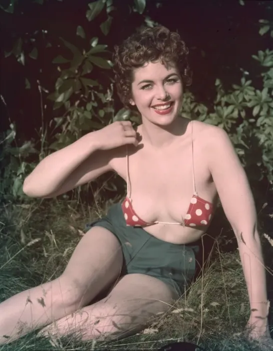 Framed Print : Micro Bikini Top 1950s Print Framed Print : Micro Bikini Top 1950s Print