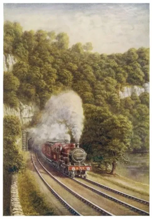 Framed Print : Midland Scotch Express Print Framed Print : Midland Scotch Express Print