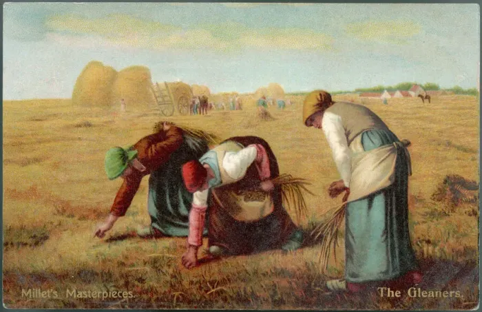 Framed Print : Millet Gleaners Print - Harvest Scene Framed Print : Millet Gleaners Print - Harvest Scene