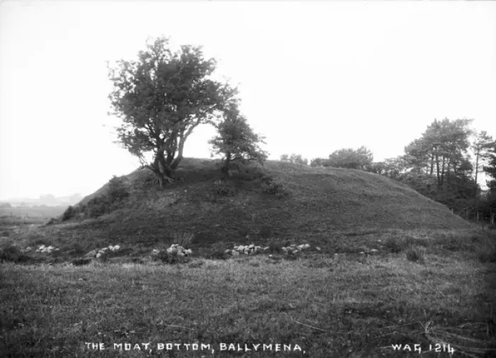 Framed Print : The Moat, Bottom, Ballymena Print - Early 1900s Framed Print : The Moat, Bottom, Ballymena Print - Early 1900s