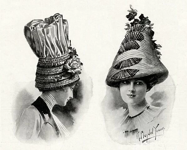 Modish skipping skyward toque hats 1912