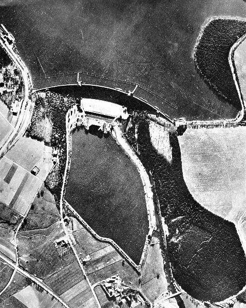 The Mohne Dam before the Dambusters Raid; Second World War