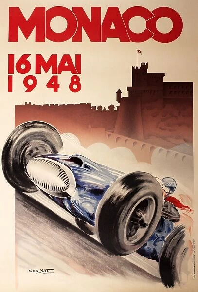 Monaco Grand Prix Poster - 1948