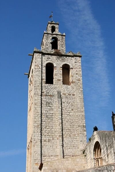 Monastery of Sant Cugat. Bell tower. Catalonia. Spain