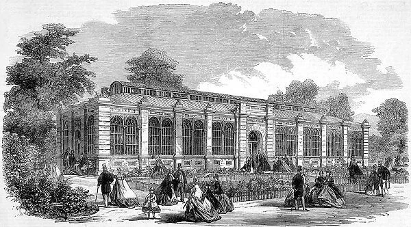 Monkey House at London Zoo, 1864