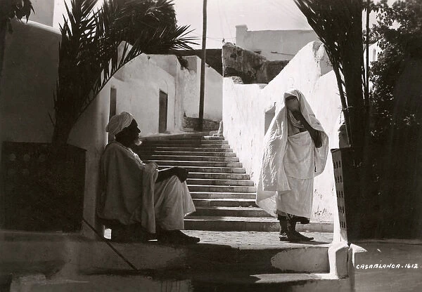 Morocco, North West Africa - Street Scene, Casablanca