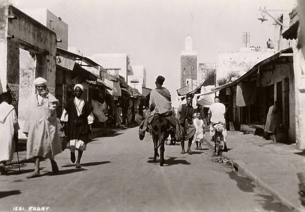 Morocco, North West Africa - Street Scene, Rabat