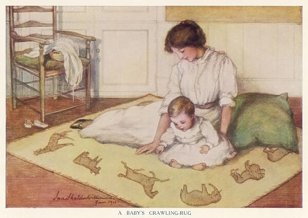 Mother  /  Baby Crawling Rug