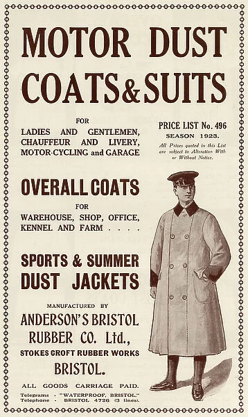 Motoring Coat 1923