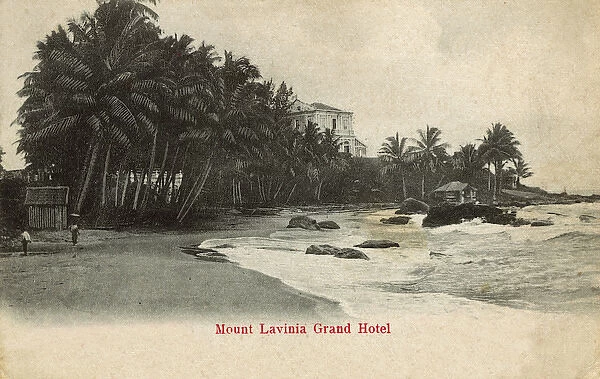 Mount Lavinia Grand Hotel, Mount Lavinia, Ceylon (Sri Lanka)