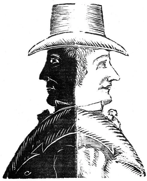 Mr Doubleface, c.1810