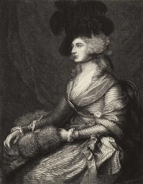 Mrs Siddons by Thomas Gainsborough RA