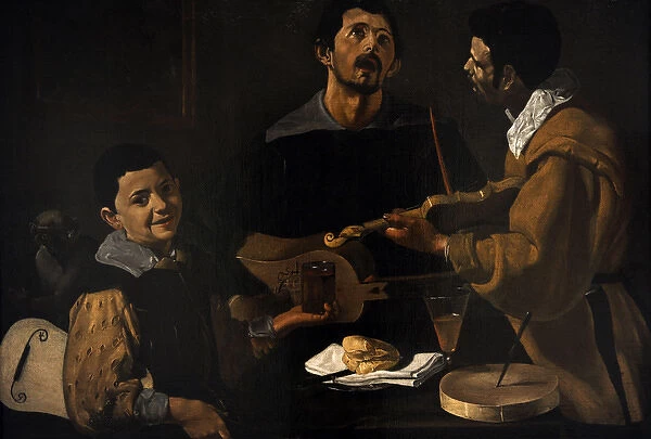 The musicians, c. 1617-1618, by Diego Velazquez (1599-1660)