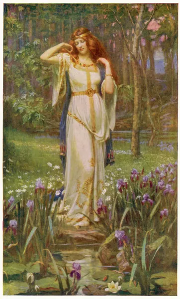 Myth / Freyja & Necklace For sale as Framed Prints, Photos, Wall Art and  Photo Gifts