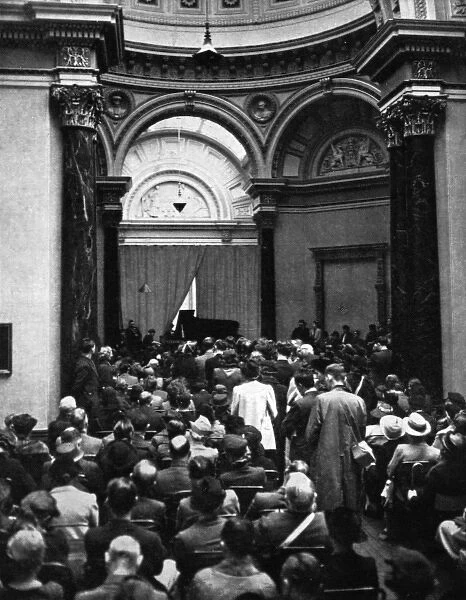 National Gallery daytime concerts during WWII, 1939