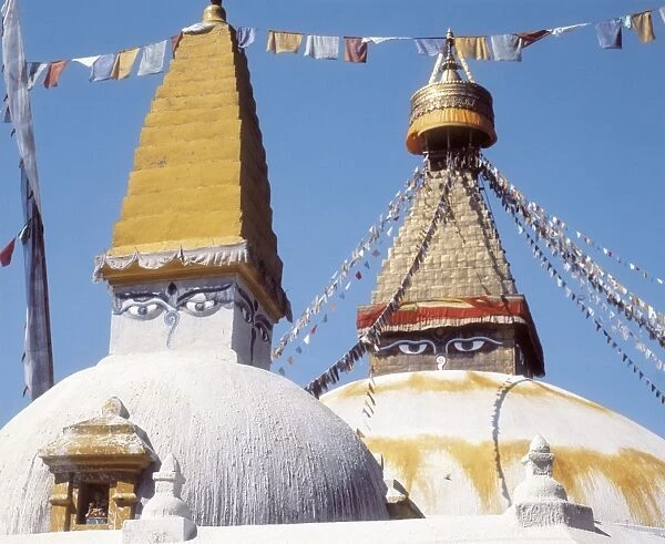NEPAL. CENTRAL. BAGHMATI. Bodnath Stupa