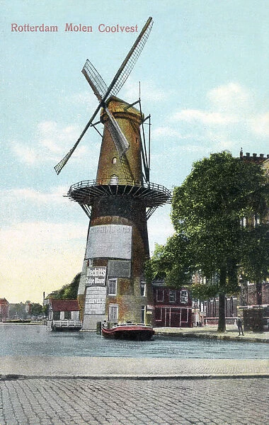 The Netherlands - Rotterdam - Windmill on the Coolvest
