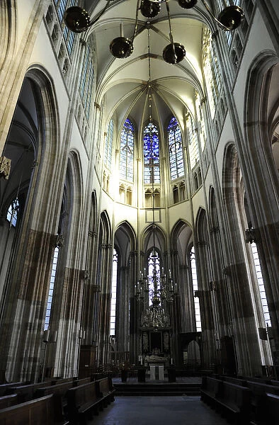 Netherlands. Utrecht. St. Martins Cathedral. Gothic. Interi