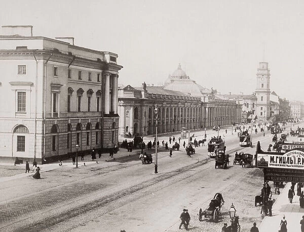 Nevsky Prospect St. Petersburg in Russia