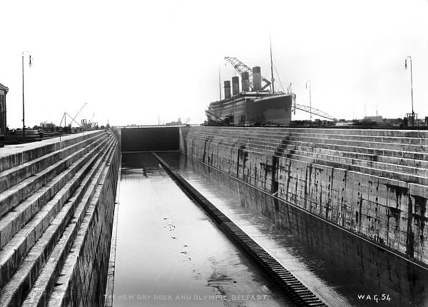 The New Dry Dock and Olympic, Belfast