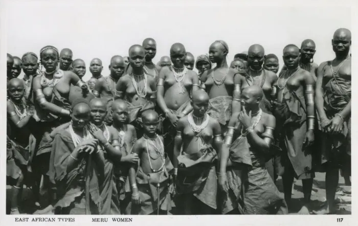 Framed Print : Meru Women - Kenya Print circa 1910s