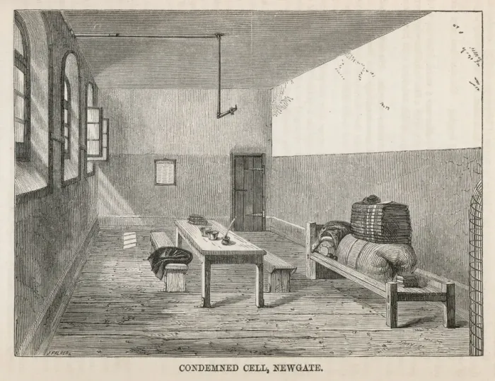 Framed Print : Newgate Prison Cell Print Framed Print : Newgate Prison Cell Print