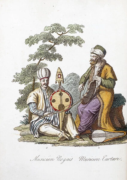 Nogais and Tartar musicians Napoleonic era Russia