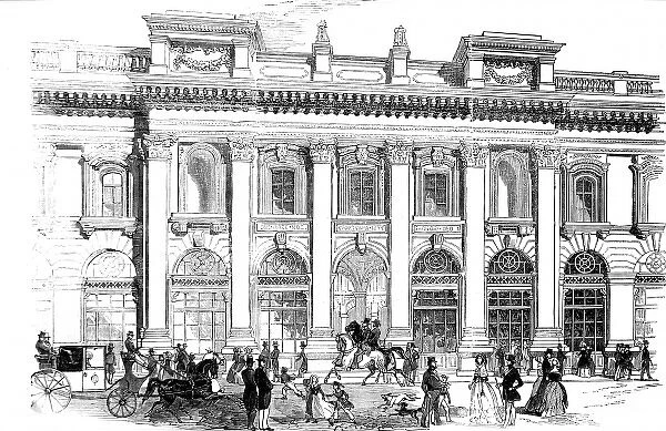 The North Entrance of the Royal Exchange, London, 1844