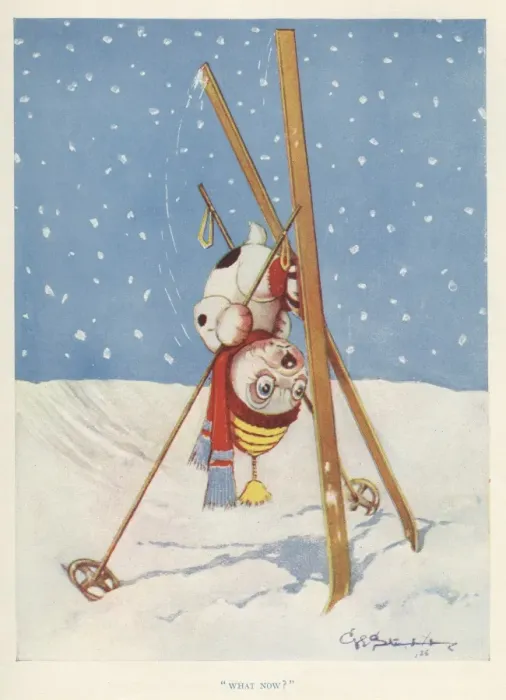 Framed Print : Bonzo in Frosty Weather Print Framed Print : Bonzo in Frosty Weather Print
