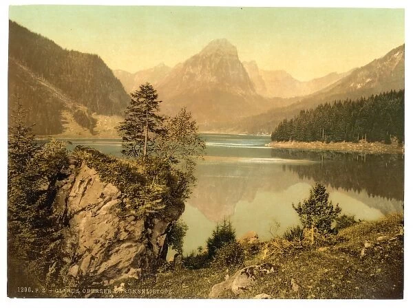 Obersee and Brunnelistock, Glarus, Switzerland Obersee and