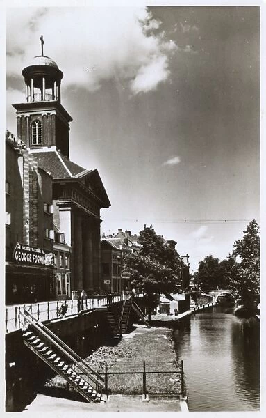 Old canal at Utrecht, Netherlands