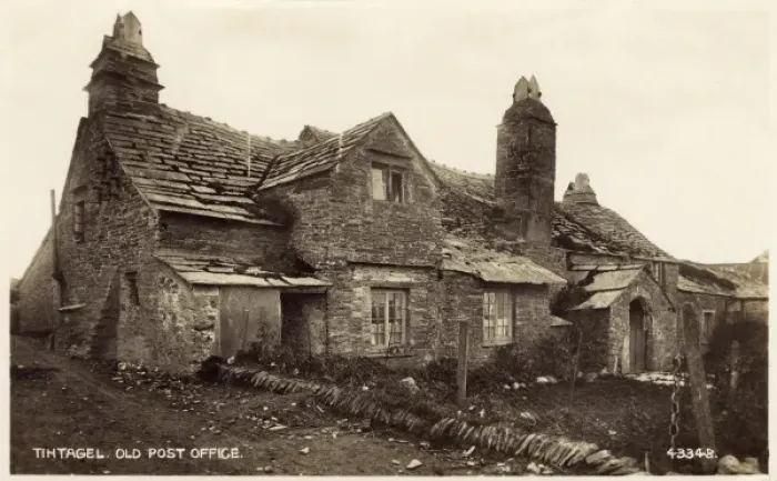Framed Print : Early 1940s Print of The Old Post Office in Tintagel, Cornwall Framed Print : Early 1940s Print of The Old Post Office in Tintagel, Cornwall