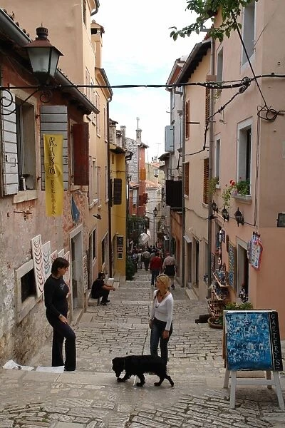 Part of the old town, Rovinj, Croatia